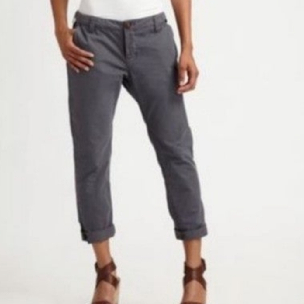 J Brand Gray PantsJ Brand Inez Chino button fly Mid Rise Womens size 25